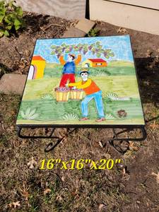 lot 104 image: Italian Vineyard Patio Table