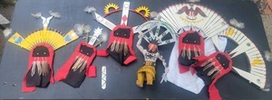 lot 128 image: Miniature Apache Gaan Mask Collection