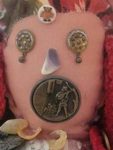 lot 51 image: OOAK Handcrafted Textile Doll