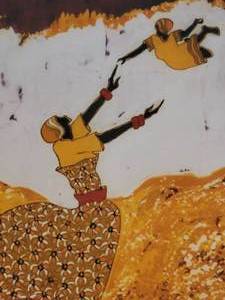 lot 66 image: Stunning African Fine Art Print by Paul Nzalamba - Love