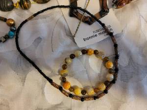 lot 45C image: Costume Jewelry Collection - Earthy Beads