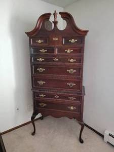 Gorgeous Mahogany High-Boy Dresser