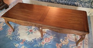Classic Carved Wood Coffee Table