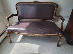 Amazing Vintage Parlour Loveseat