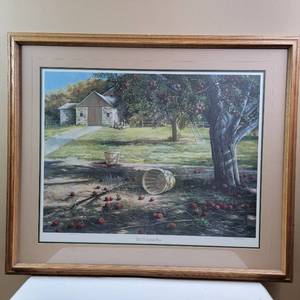 lot 456 image: Custom-Framed The McCintosh Tree Limited Edition Print by Renowned Artist Gary M. Gandy