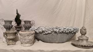 lot 534 image: Cement Decoration Collection This
