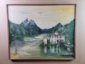 lot 463 image: Custom-Framed Original Signed Painting by Renowned Artist Edna Marie Eddy Johnson