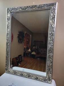 lot 566 image: Vintage Silver Mirror