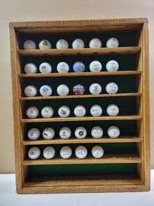 lot 570 image: Golf Ball Display Case
