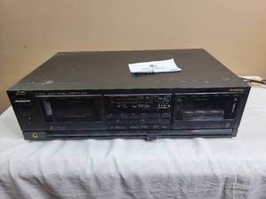 lot 691 image: Vintage JVC TD-W44 Double Cassette Deck Stereo