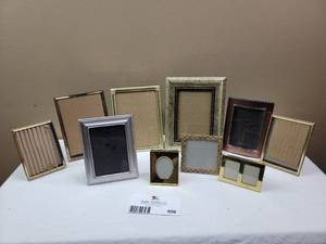lot 608 image: Picture Frame Assortment Collection 10pc