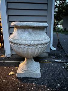 lot 625 image: Large Grecian Style Cement Planter
