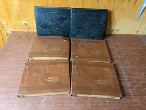 6 Books of  Vintage 78 rpm Vinyl Victrola Records