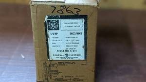 General Electric Capacitor Start Motor-Still In Box