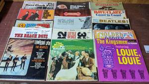 15 Vintage Vinyl Records- Dave Clark 5, Beach Boys, The Kingsmen & More