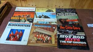 10 Plus vintage Vinyl Records- Beach Boys, Paule Revere & The Raiders, The Lovin Spoonful & More