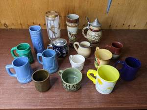 16 Coffee Mugs, Beer Steins, & Decorative Glasses