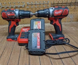 2 Milwaukee Rechargeable Drills with Chargers