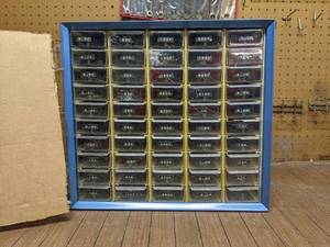 50 Drawer Spare Parts Plastic Storage Box Filled walmost 5000 Assorted Resisters