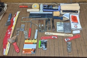Large Assortment of Painting Supplies