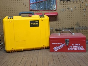 Data Guard Transport 7 Storage Case & Milwaukee Hi-Torque Driver Metal Case