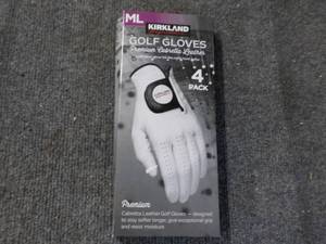 lot 127 image: 4 Packs Kirkland size ML Left Hand...