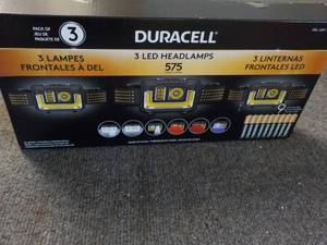 lot 130 image: 3 LED Headlamps...