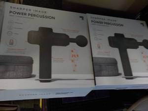 lot 153 image: 2 Sharper Image Power Percussion On...