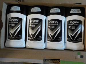 lot 167 image: 4 Pack Degree 72 HR Deodorant...