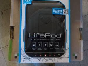 lot 170 image: Life Pod Weatherproof Lockbox...