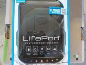 lot 171 image: Life Pod Weatherproof Lockbox...