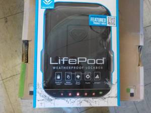 lot 172 image: Life Pod Weatherproof Lockbox...