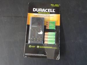 lot 182 image: Duracell Rechargeable Batteries...