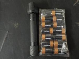 lot 185 image: Flash Lite and Duracell D Batteries...