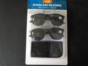 lot 192 image: 1.25 Sunglass Readers with Cases...
