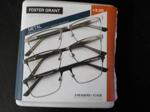 lot 196 image: Foster Grant Metal 3 - 3.00 Readers...