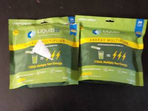 lot 199 image: 2 Bags Liquid 1V Energy Multipler D...