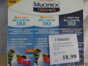 lot 202 image: Mucinex Triple Pack best date 092...