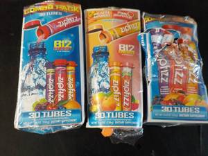 lot 212 image: Zipfizz B-12 Energy Drinks ripped ...
