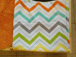 lot 219 image: Shower Curtain and Accent Rug...