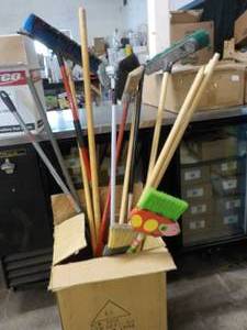 lot 242 image: Brooms, Handles and more...