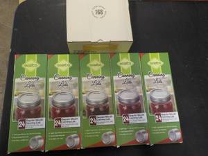 lot 248 image: 288 Regular Canning Lids...