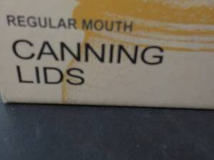 lot 249 image: 336 Regular Canning Lids...
