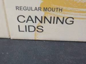 lot 251 image: 336 Regular Canning Lids...