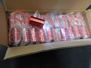 lot 255 image: Case of 50 - 4 Red LED Flashlights...