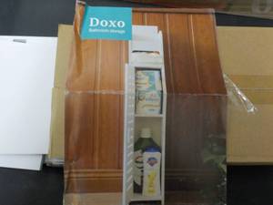 lot 258 image: DOXO Bathroom Storage needs assemb...