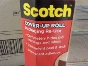 lot 329 image: Box of 6 Scotch Cover Up Rolls...
