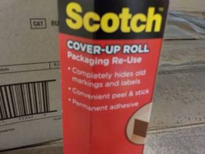 lot 331 image: Box of 6 Scotch Cover Up Rolls...
