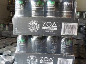 lot 358 image: 2 - 12 packs ZOA Energy Drink Zero ...