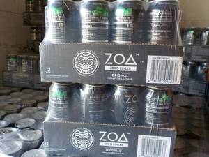 lot 361 image: 2 - 12 packs ZOA Energy Drink Zero ...